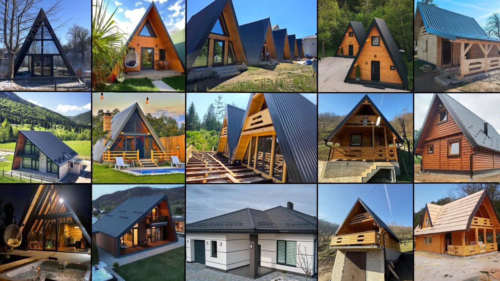 Izgradnja vikendica, brvnara i A-frame kuća u Banjoj Luci